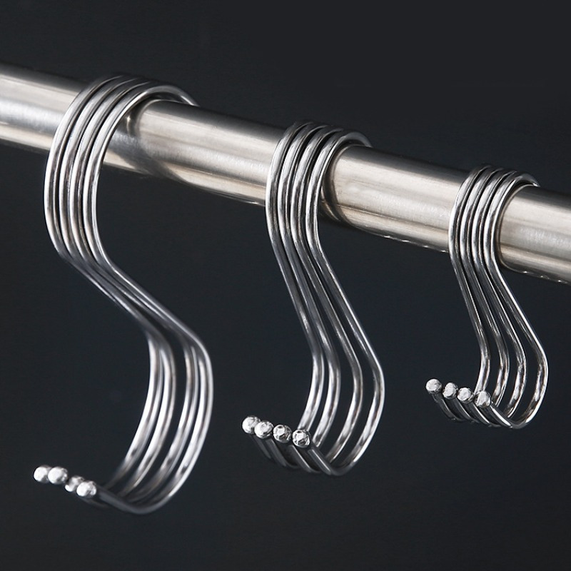 Multi functional Z shaped Stainless Steel Hooks Home Daily - Temu