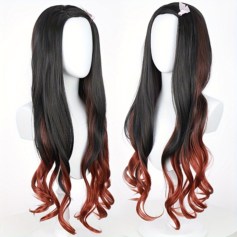 

Anime Cosplay Wig Long Wavy Hair Wigs Synthetic Hair Replacement Wigs For Cosplay Party Costume Theme Party Halloween Music Festival