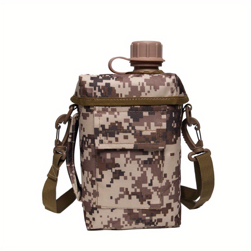 Portable Camouflage Water Bottle For Sports And Fitness Bpa - Temu