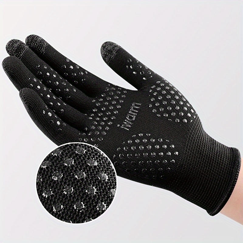 

Men's Sunscreen Gloves, Anti-slip Touch Screen Gloves, Outdoor Cycling Running Sports Ski Mitten