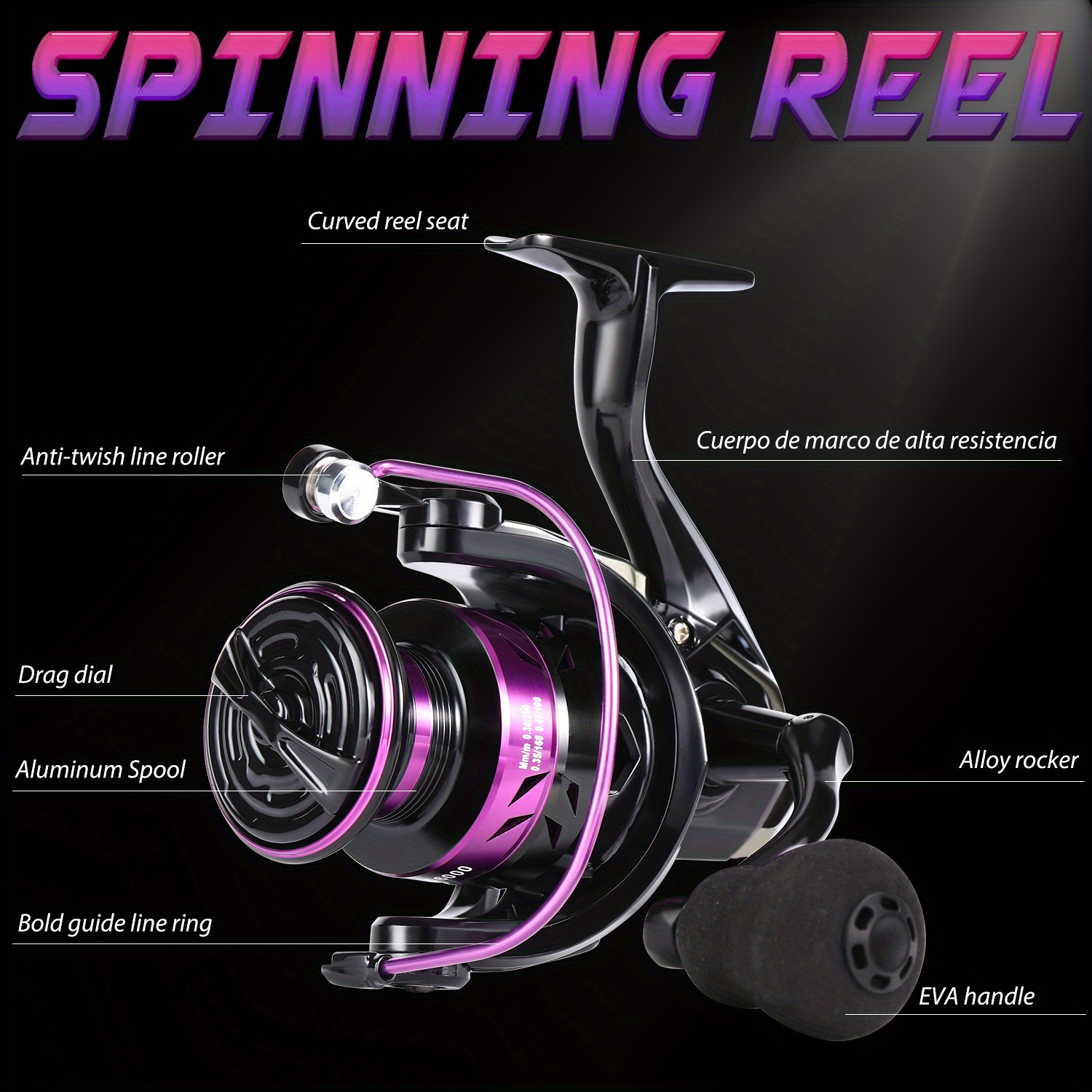 Sougayilang 1000 6000 Series Spinning Reel 5.2: 1 Gear Ratio