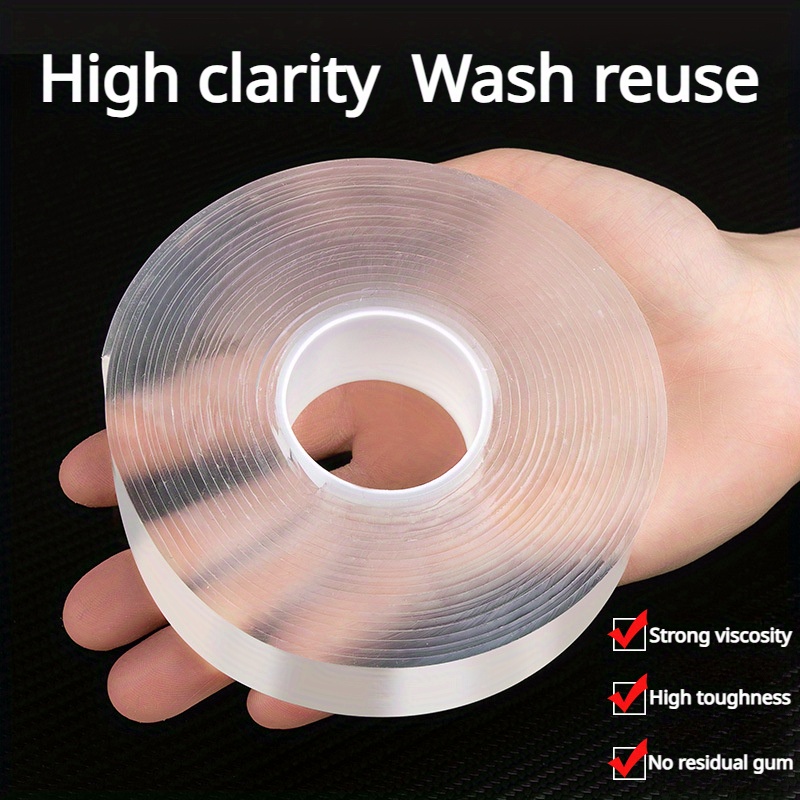  Double Sided Adhesive Nano Tape,Transparent Strong