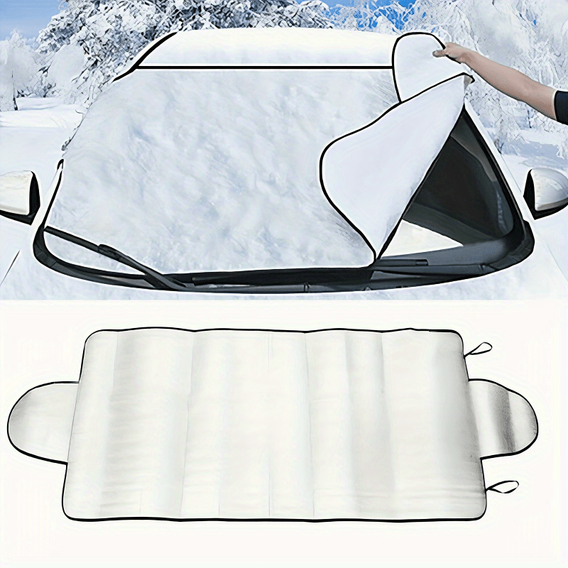 1 Stück Winter-Auto-Schneedecke, Faltbare Auto-Windschutzscheibenabdeckung,  Sonnenschutz/Schneedecke - Temu Germany