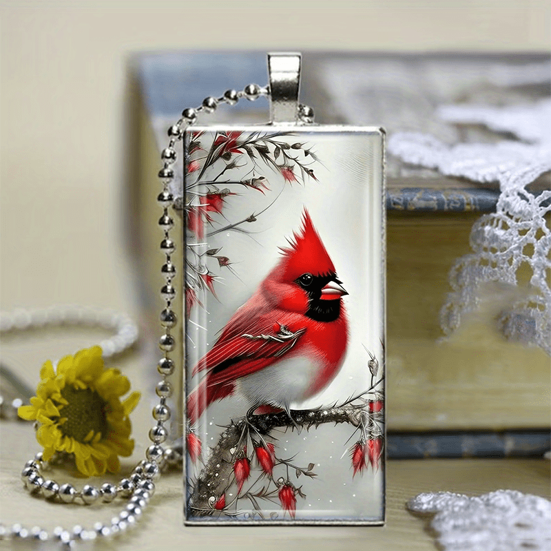 Red cardinal deals necklace