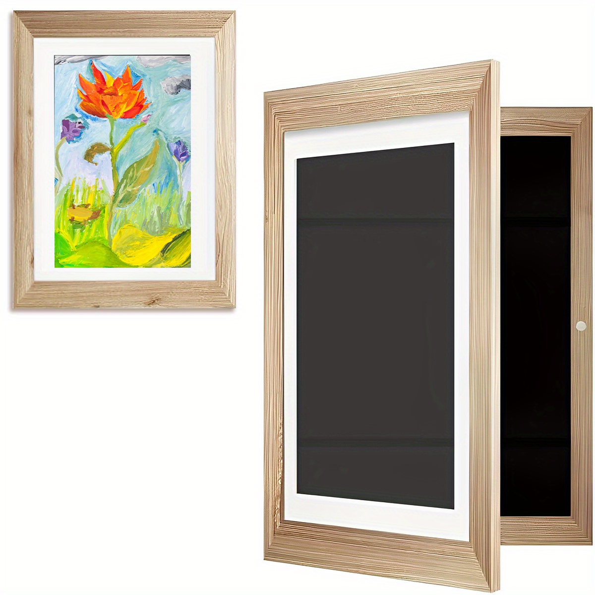 9.4 Inch Stretch Canvas And Wooden Frame, Art Frame Support And Canvas Set,  Desktop Wooden Display Rack And Canvas Panel For Artists, Adults, Mini  Canvas And Small Art Frame Set