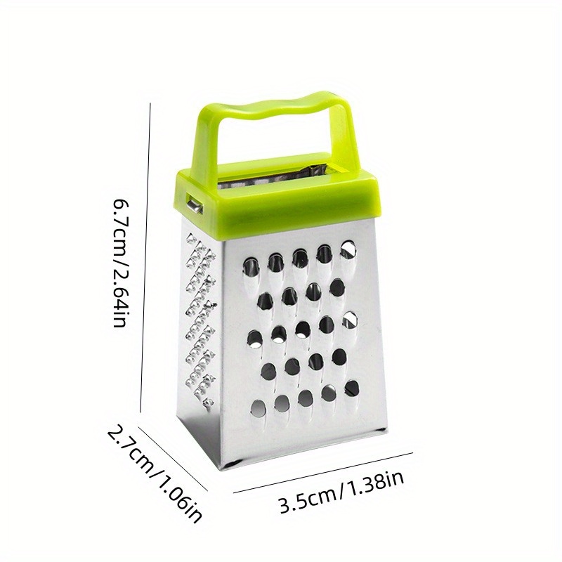 1pc Professional Box Grater, Stainless Steel With 4 Sides, Best For Parmesan  Cheese, Vegetables, Ginger