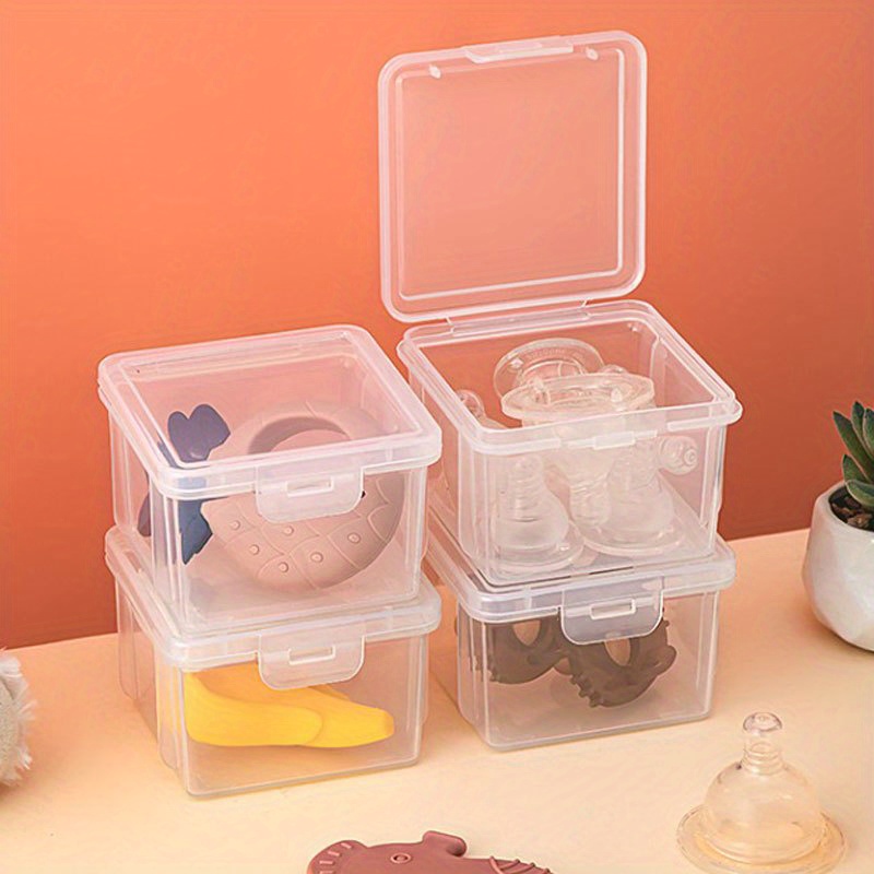 Transparent Clamshell Storage Box Pp Plastic Jewelry - Temu Belgium