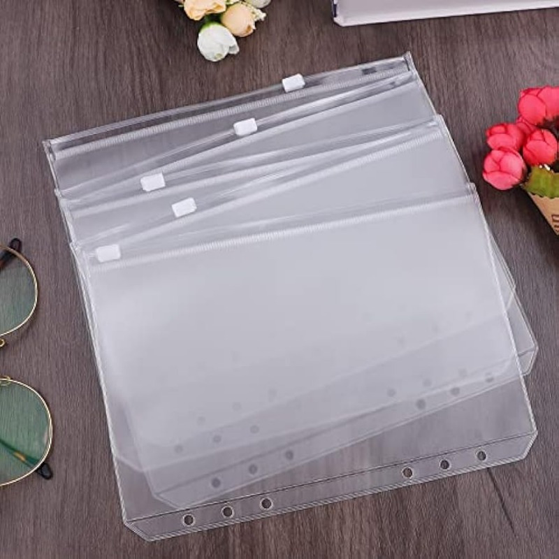 A6 Clear Zipper Bag Insert