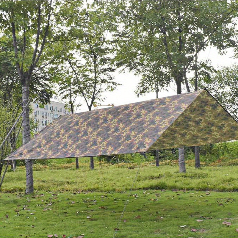 Outdoor Camouflage Sunshade Canopy for Camping Beach Picnic