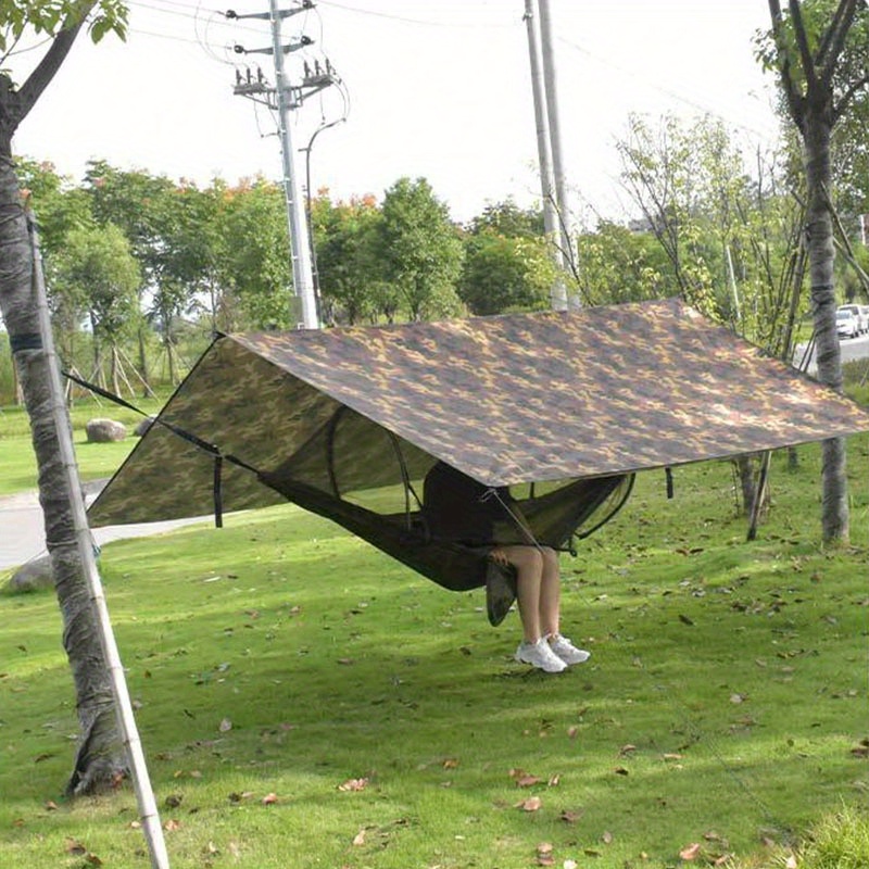 Outdoor Camouflage Sunshade Canopy for Camping Beach Picnic