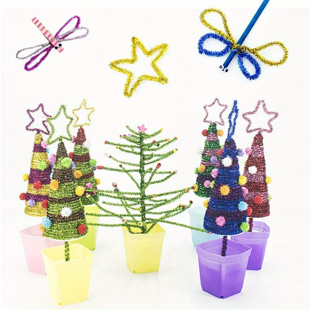 Pipe Cleaners Chenille Stem Craft Pipe Cleaners Christmas - Temu