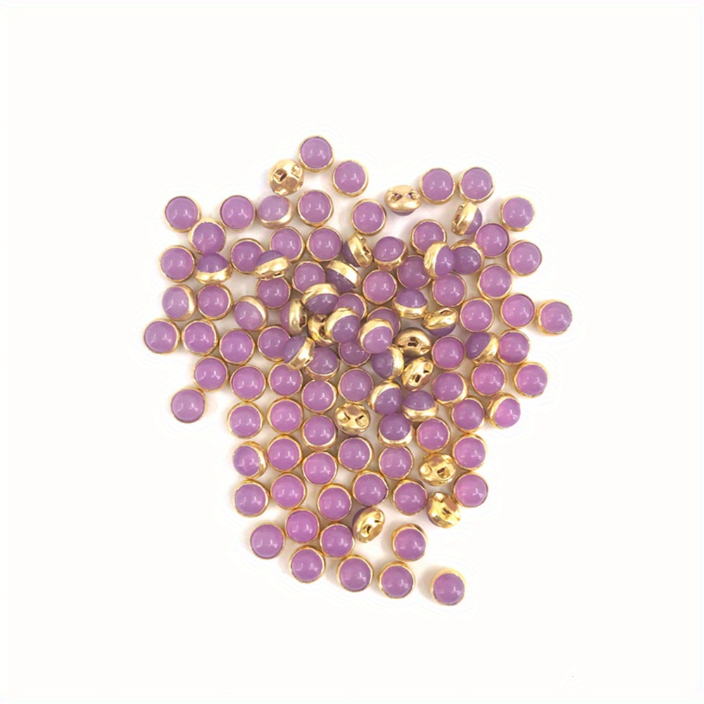 100Pcs 10mm Round Sewing Pearl Buttons for Clothing Dress Accessories  Scrapbooking Garment Decorative DIY Crafts Tools(0.39inch,White)