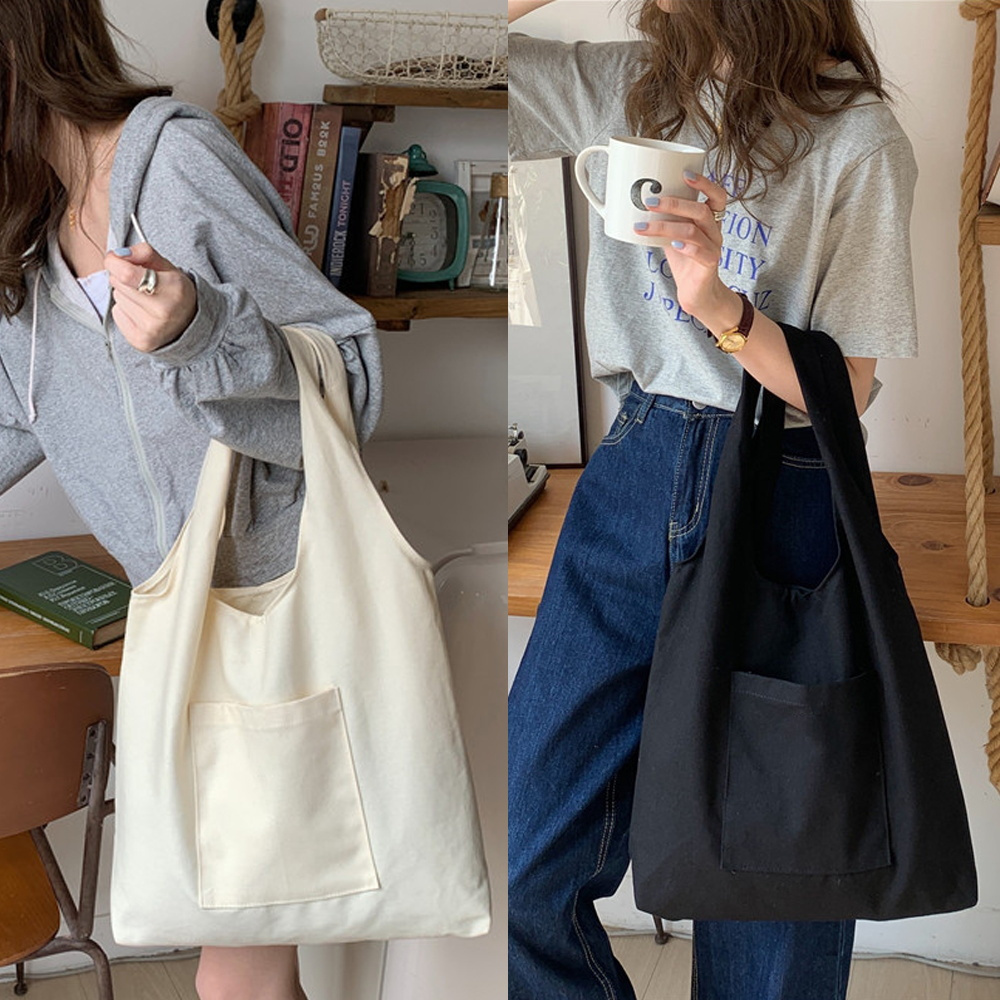 Canvas Tote Bag, Casual Fashion Shopping Bag, Portable Large Capacity Lunch  Bag, Simple Style Multifunctional Shoulder Bag, Suitable For Travel And  Daily Use - Temu