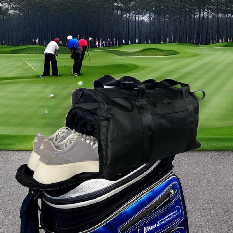 Golf bag with shoe on sale compartment