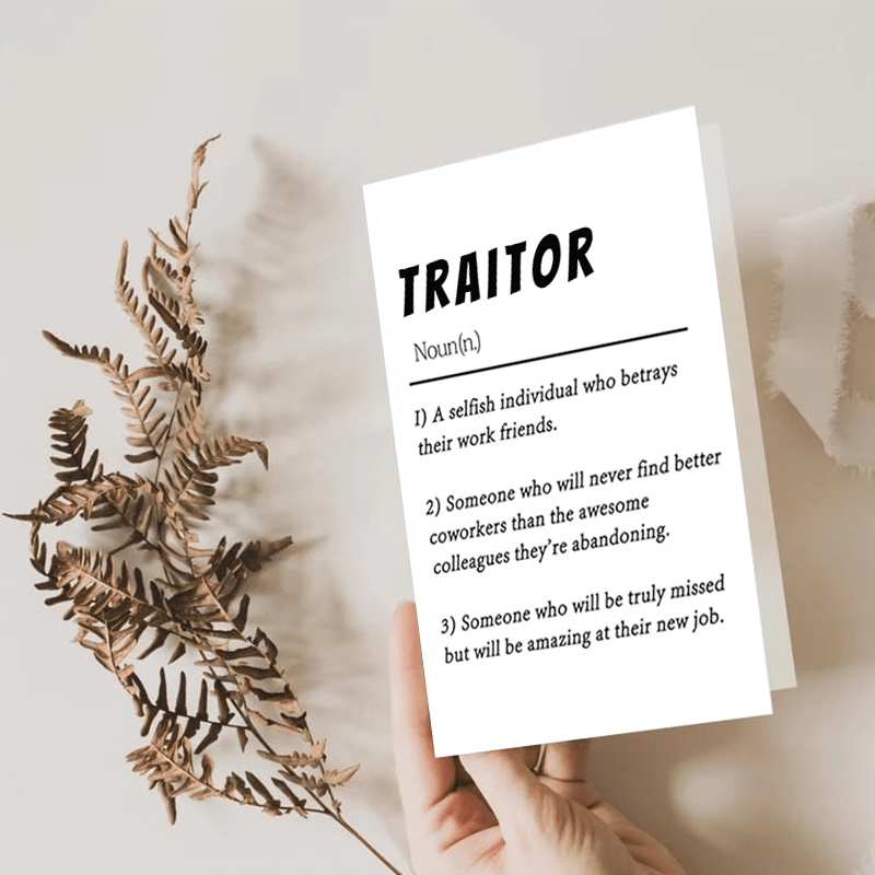 TRAITOR in 2023  Funny definition, Words, Traitor