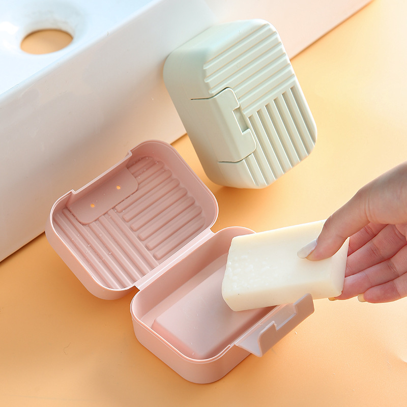 1pc Multifunctional Soap Dish Soap Holder Portable Soap Bar Box