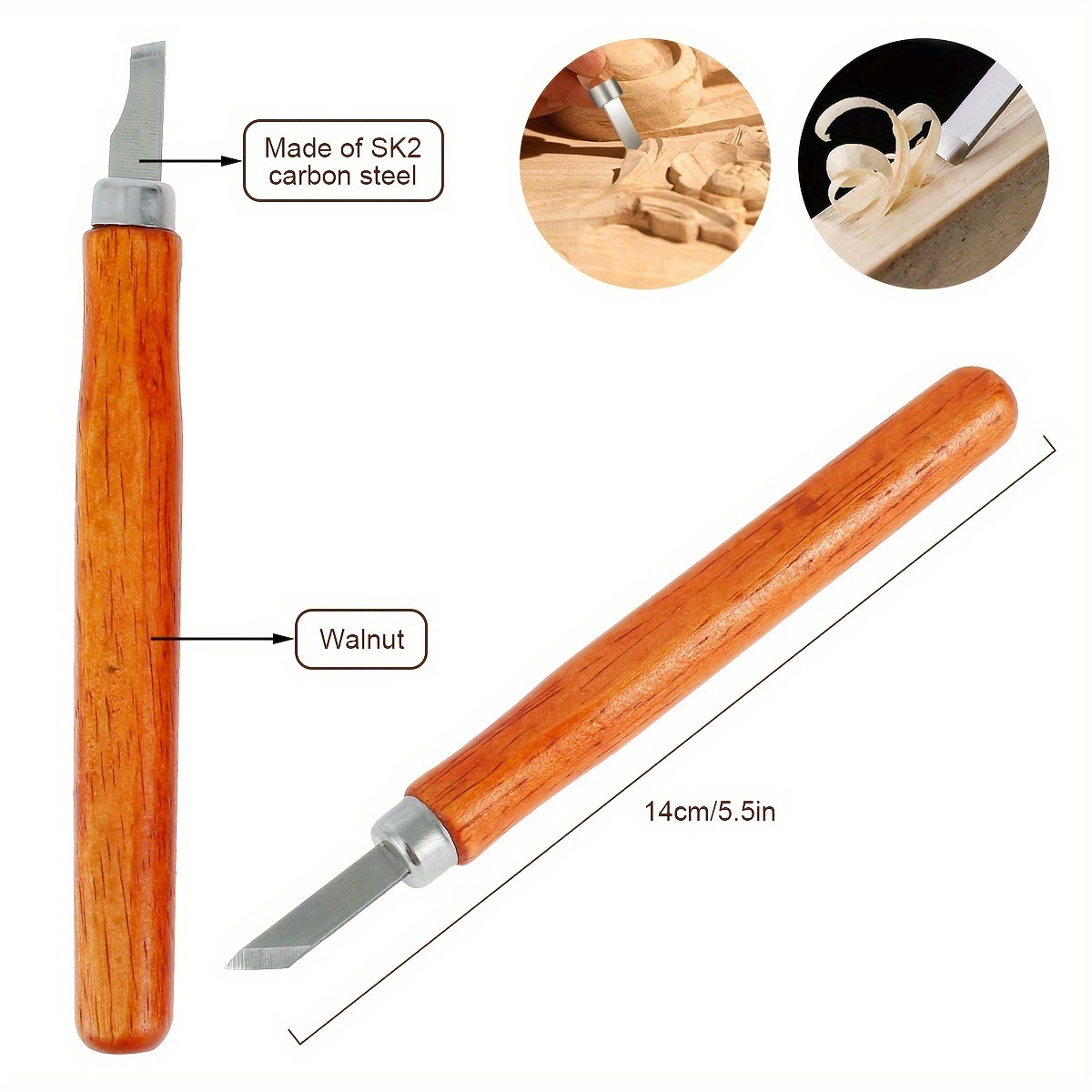 12pcs Wood Engraving Tool Kit, Wood Carving Tool, Professional Diy