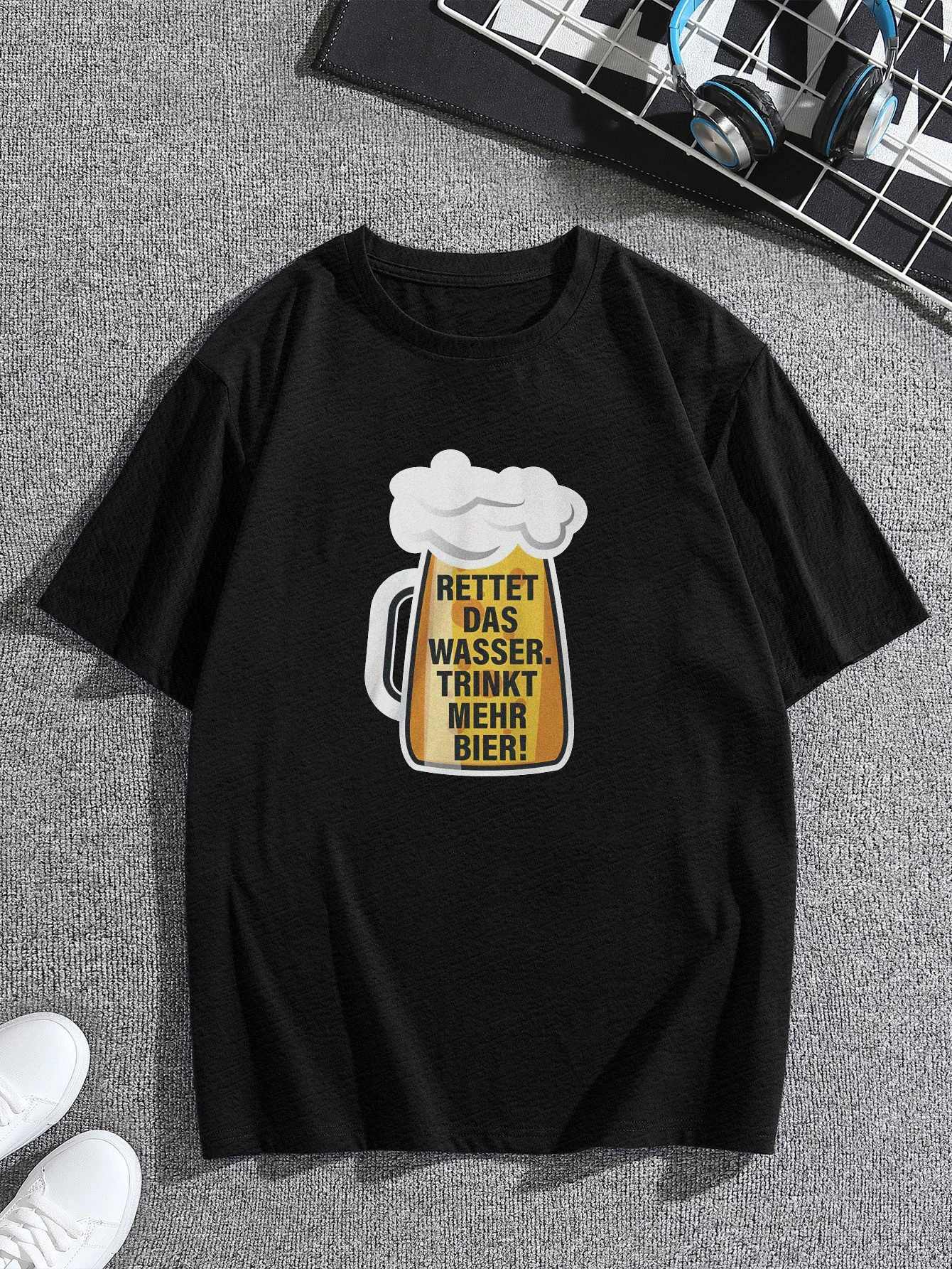 The Mountain Zaubererhemd Herren - Fantasy T-Shirt übergroße Baumwolle