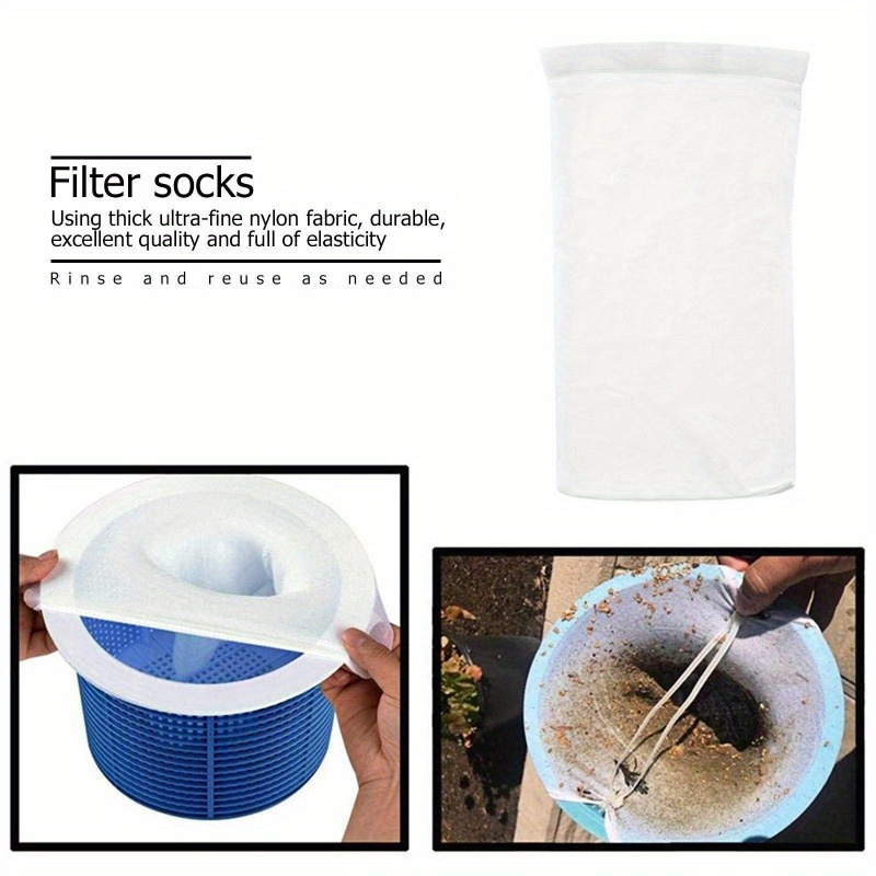 Chaussettes Skimmer piscine, Filtre panier Skimmer pour piscine 20