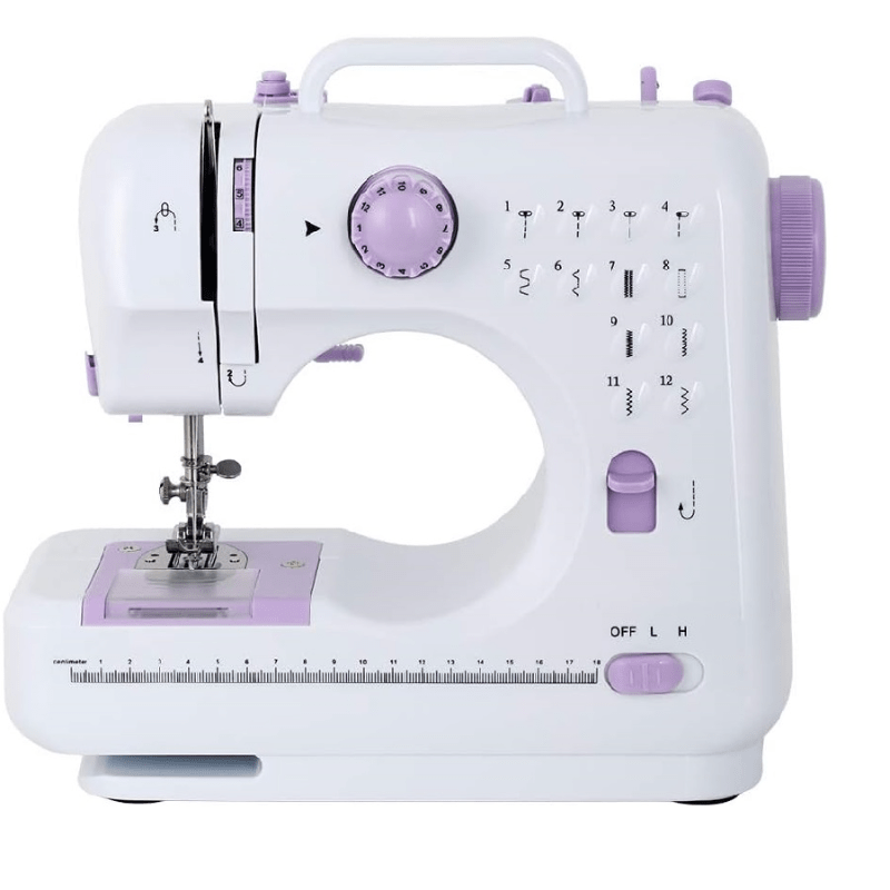 Sewing Machine for Beginners Mini Sewing Machine with 12 Built-In Stitches  Handheld Sewing Machine for Kids, Adjustable Speed & Great for Beginners