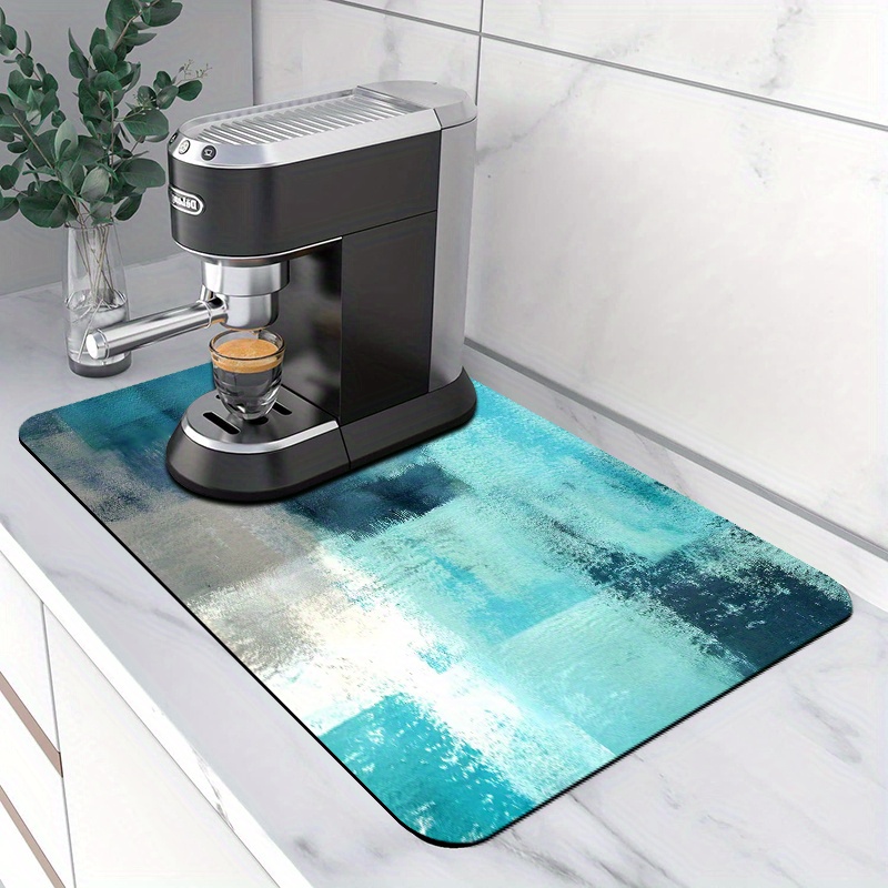 Rubber Faucet Drain Pad Absorbent Drying Mat Kitchen Absorbent Pad