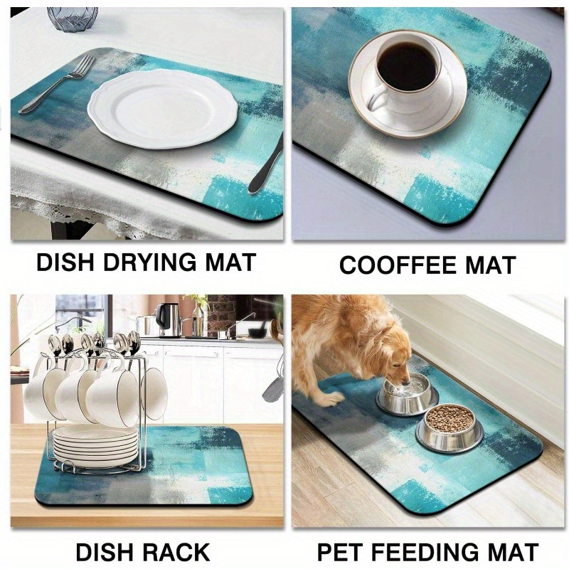 Rubber Dish Drying Pad, Kitchen Countertop Absorbent Pad, Washstand Drain  Mat, Soft Diatom Mud Faucet Absorbent Mat, Toilet Washstand Cup Mat, Toilet  Anti-water Absorption Mat, Kitchen Accessories, Bathroom Accessories - Temu