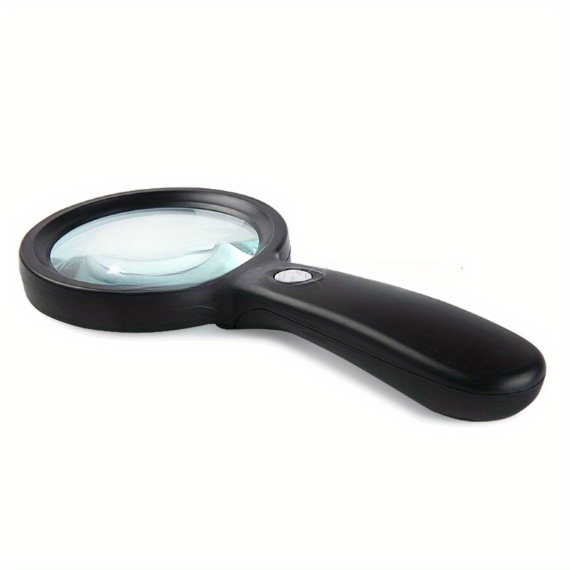 Magnifying Glass with Light, 10X Handheld Large Magnifying Glass 12 LED  Illuminated Lighted Magnifier for Macular Degeneration, Seniors Reading