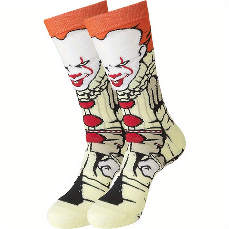 5 Pares Calcetines Dibujos Animados Estilo Halloween Cómodos