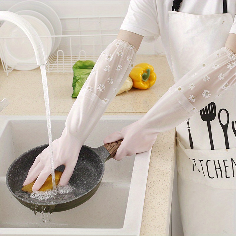 Dishwashing Gloves, Housework Cleaning Non-slip Gloves, Kitchen