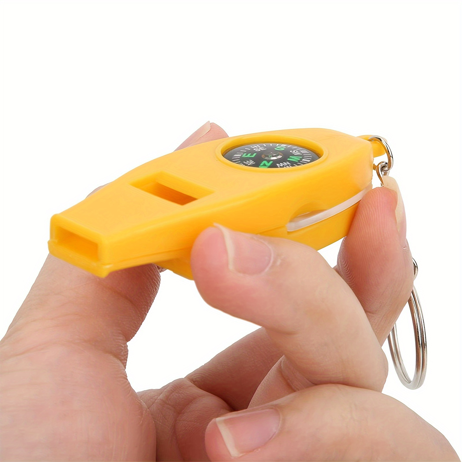 Multi-functional Emergency Survival Whistle With Compass, Thermometer, And  Magnifier - Ideal For Hiking, Camping And Fishing - Temu