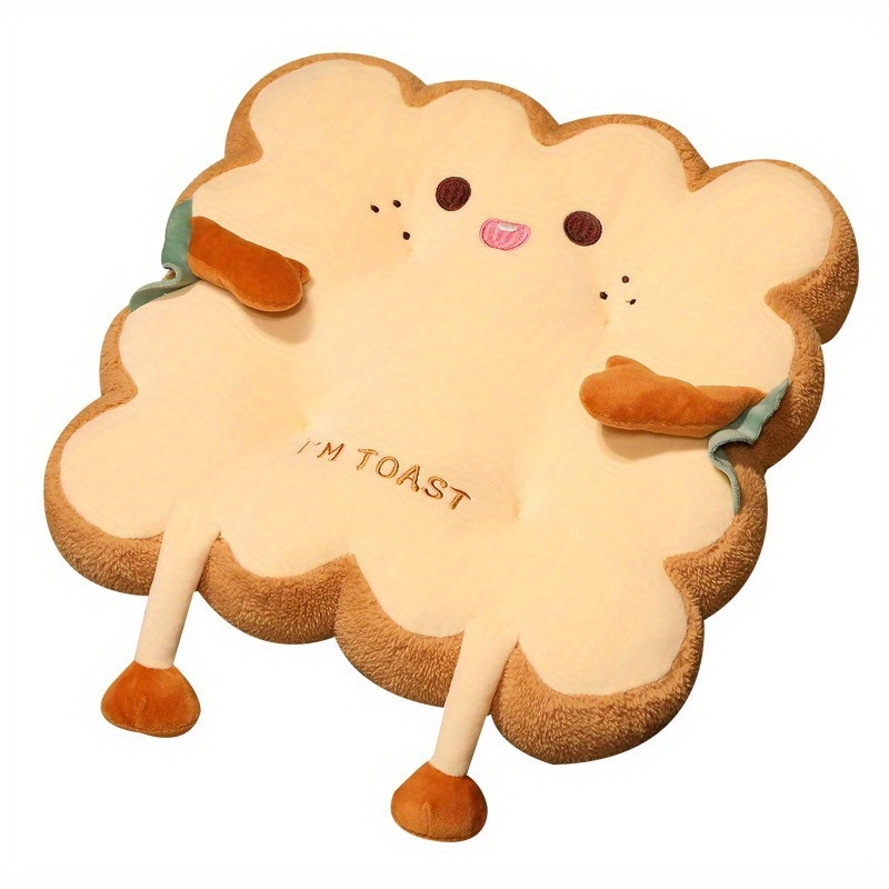 Simulation Bread Toast Cushion Stuffed Memory Foam Sliced Bread