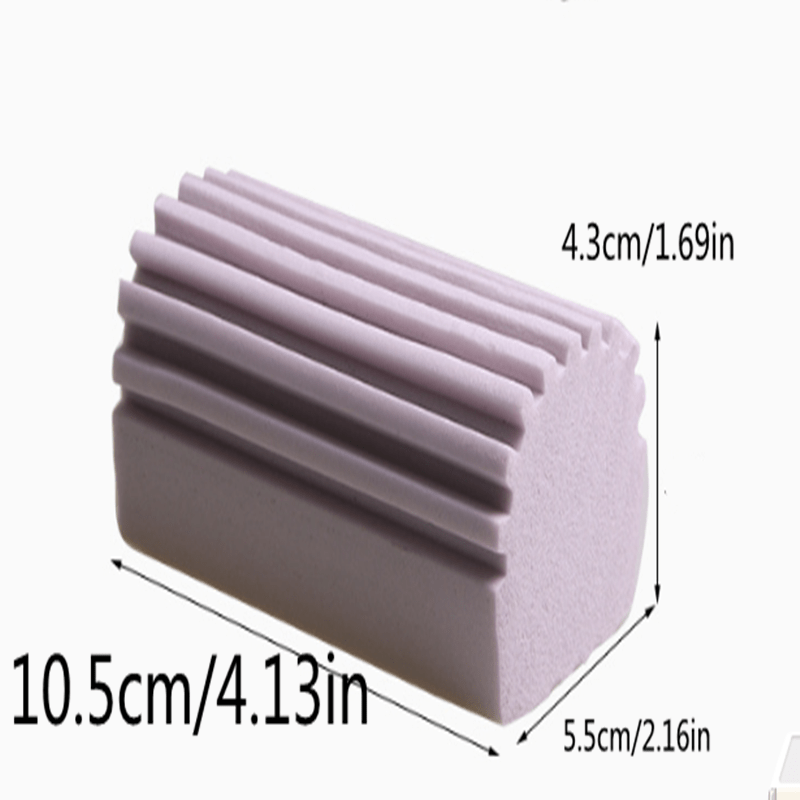 4pack Damp Clean Duster Sponge, Sponge Cleaning Brush, Duster For Cleaning  Blinds, Glass, Baseboards, Vents, Railings, Mirrors, Window Track Grooves A