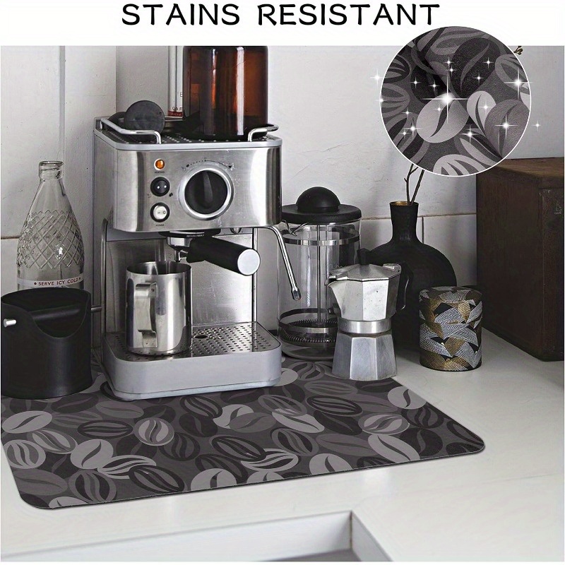 Dish Drying Pad, Coffee Machine Polyester Drainage Mat, Kitchen Countertop  Absorbent Pad, Washstand Drain Mat, Soft Diatom Mud Faucet Absorbent Mat,  Toilet Anti-water Absorption Mat, Kitchen Supplies, Bathroom Accessories -  Temu