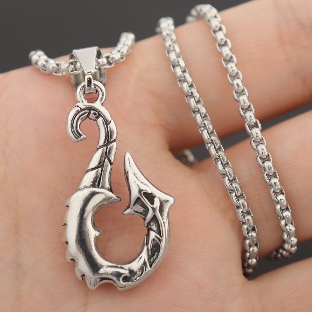 Fish Hook Necklace - Temu