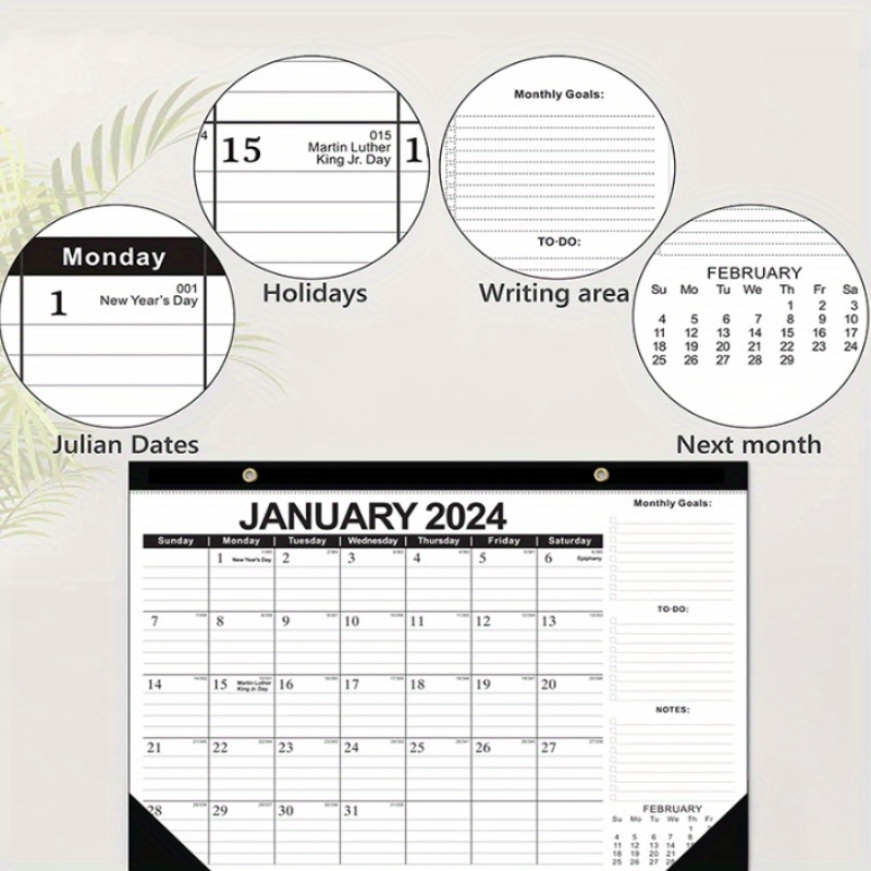 Calendrier mensuel vierge et modèle de planificateur gratuits