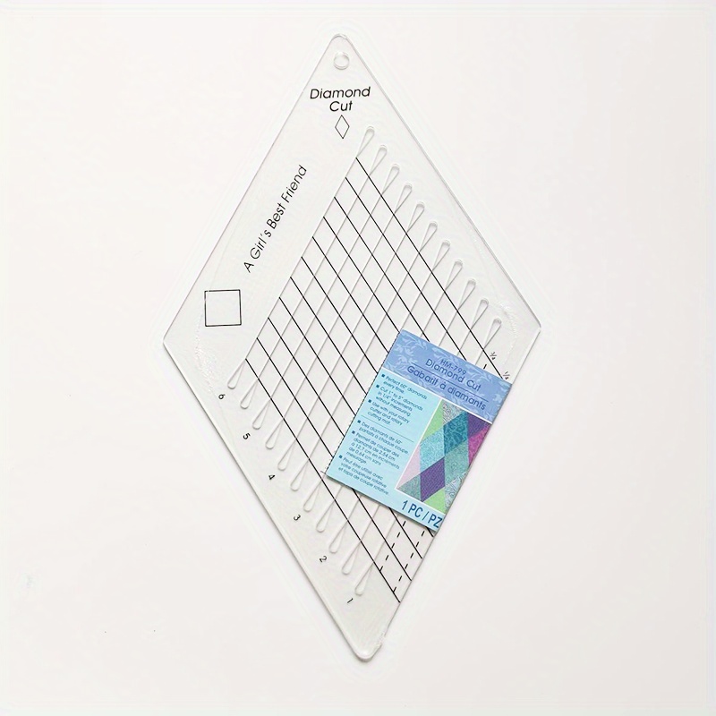 Clear Sewing Ruler Patchwork Ruler With Grid Lines Tailor - Temu