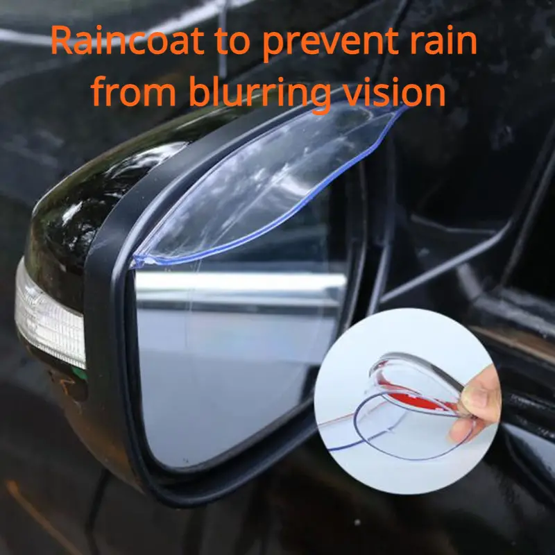 Universal Auto Regen Deflektor Spiegel Augenbraue Fenster Regenschutz  Rückspiegel Regen Schatten Glas Rückspiegel Regendicht Sonnenschirm