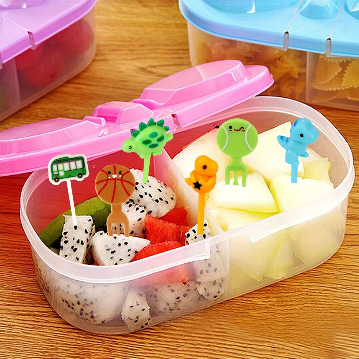cute kids plastic bento lunch box