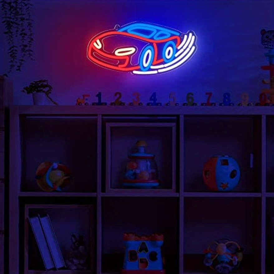 Neon Sign Led Light Auto Room Garage Repair Shop Home USB Switch Wall Decor  Lamp