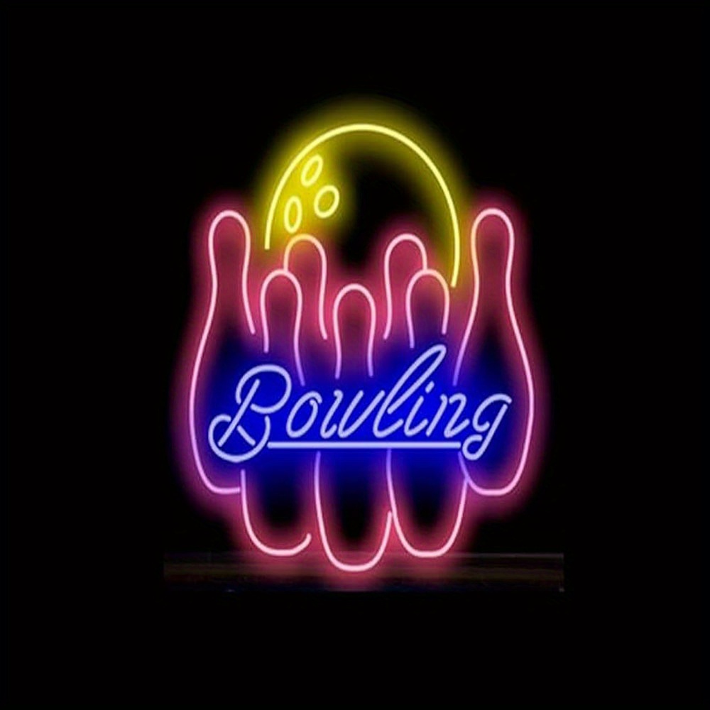 Bowling Neon Sign Bowling Alleys Neon Sign Customized - Temu