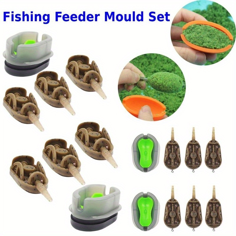 Carp Fishing Lead Sinker Bait Cage Feeder Fishing Systems - Temu