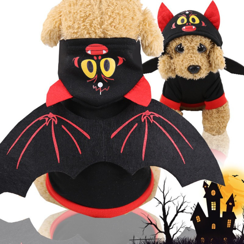 Halloween Haustier Kostüm, Hund Fledermausflügel Lustige
