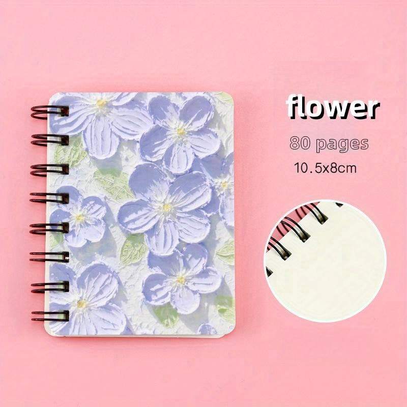 A A6 Retro Blank Sketchbook Coil Notebook Kraft Paper Painting Sketchbook