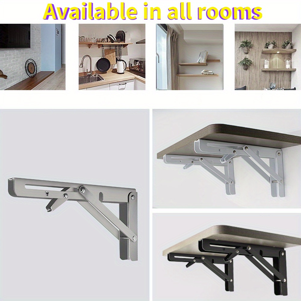 Storage brackets for removable table
