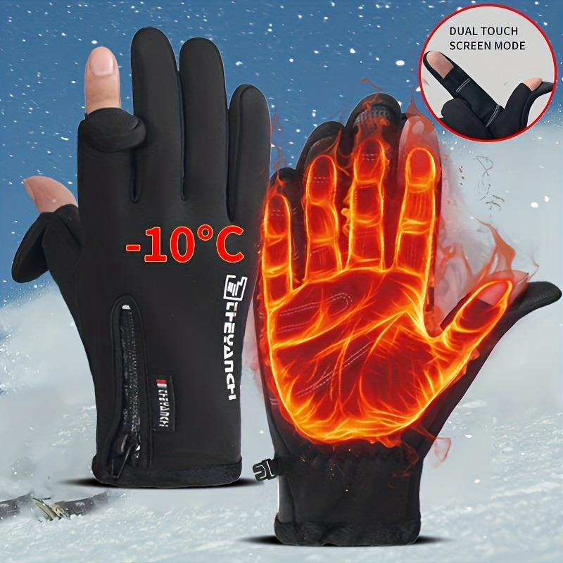 Waterproof Cold proof Gloves Suitable For Outdoor Sports - Temu