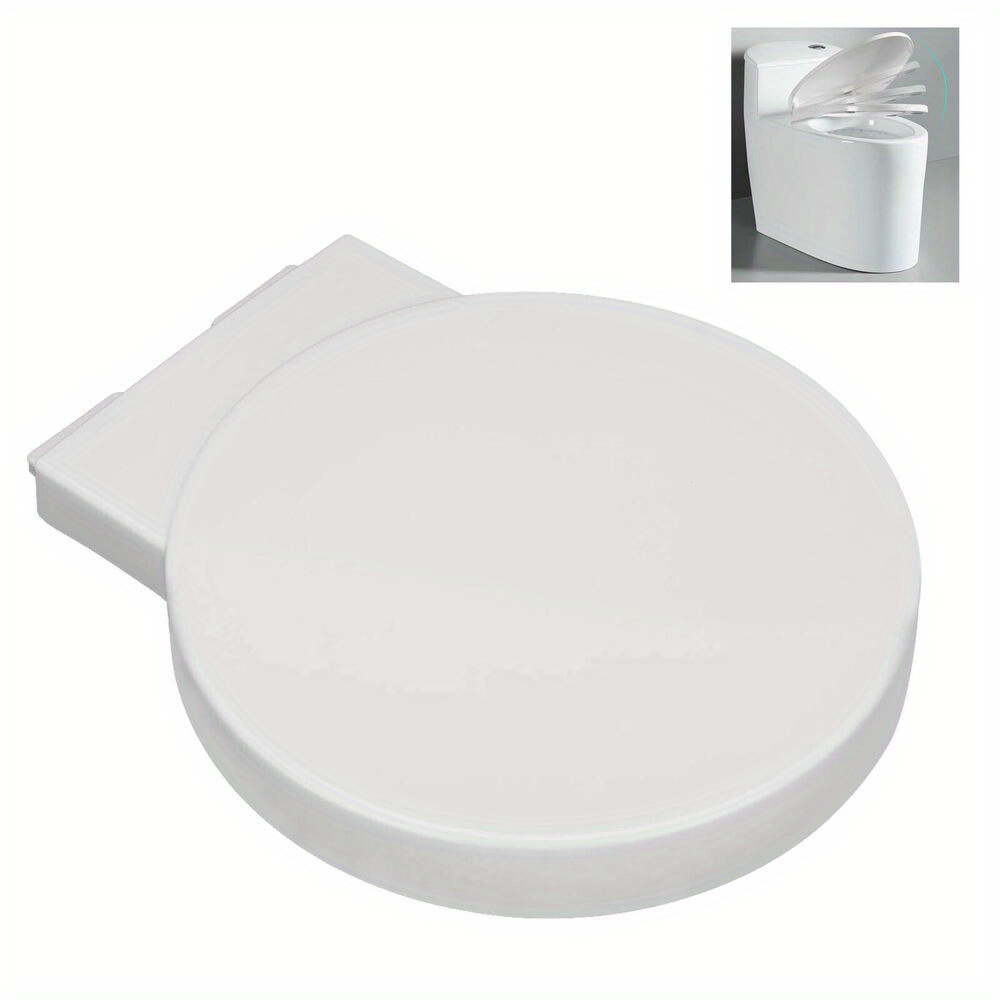 Tapa de Inodoro con Cierre Suave, Asiento de Inodoro Material de PP, Tapa  WC Universal con Liberacion Rápida para Limpieza Fácil, con Bisagras