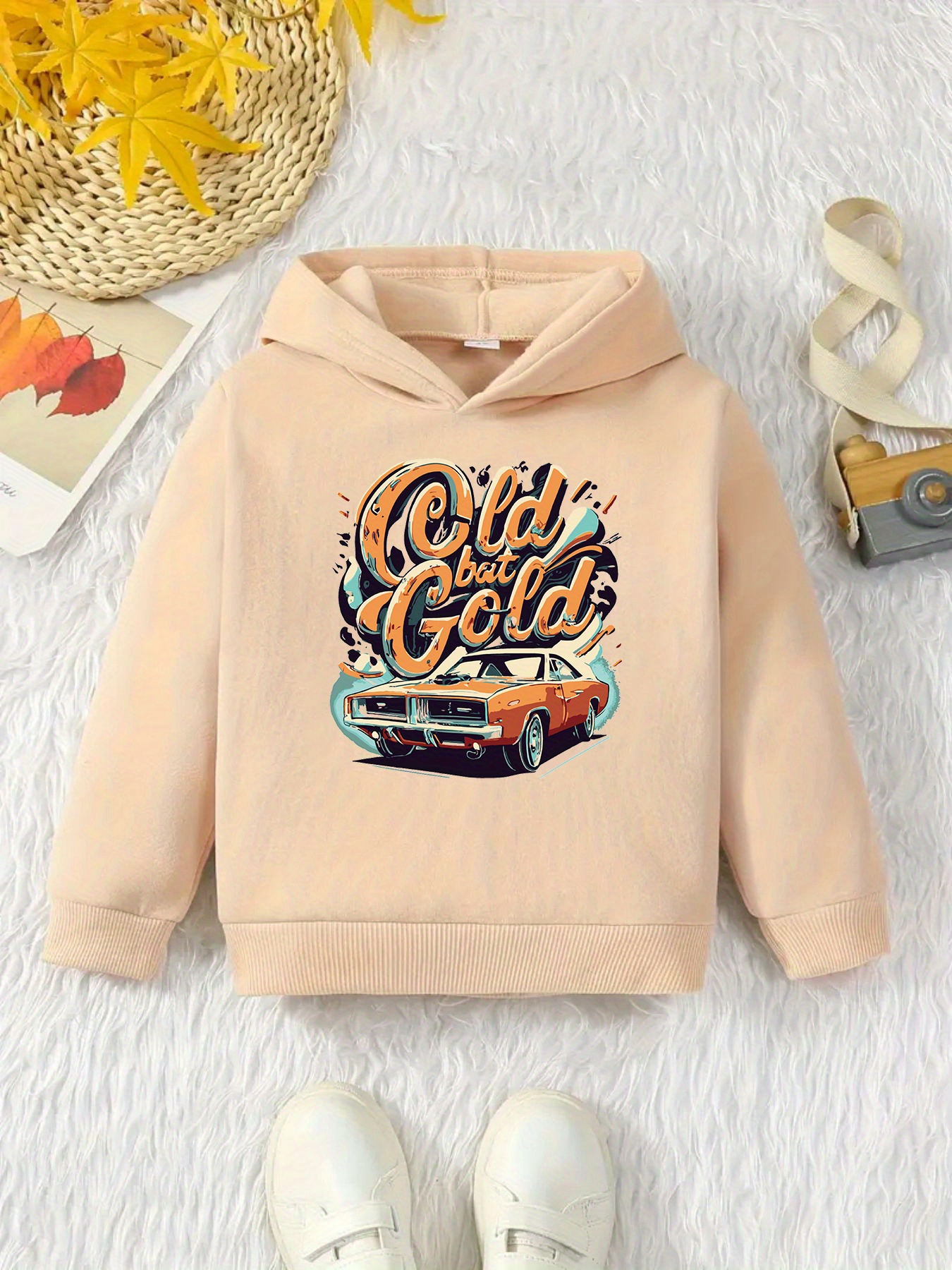 Boys 2024 gold hoodie