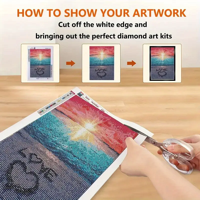 Magnetic Art Frames Diamond Painting Frames Pictures Photos - Temu