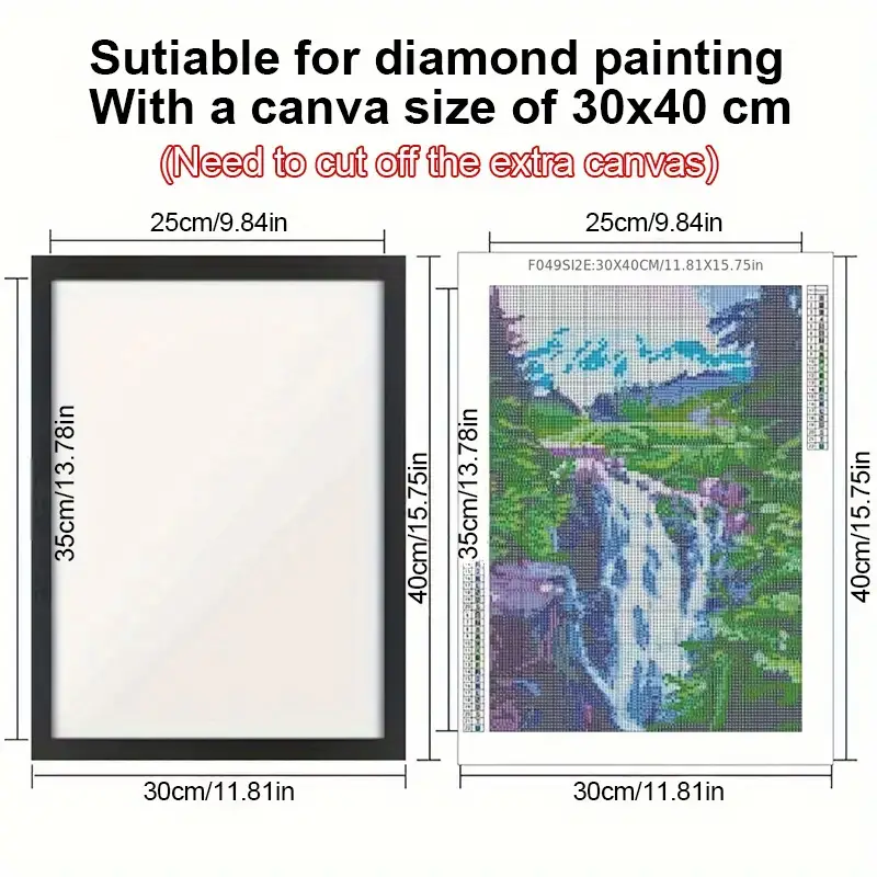 Magnetic Art Frames Diamond Painting Frames Pictures Photos - Temu