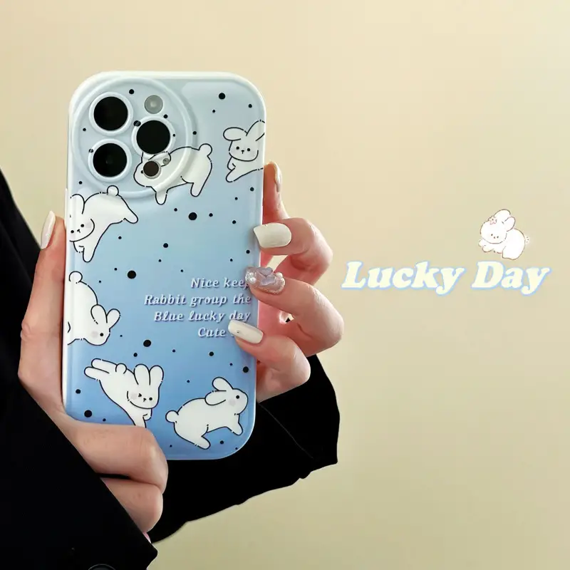 Cute Bunny For Iphone Case,compatible With Iphone 15 14 13 12 11